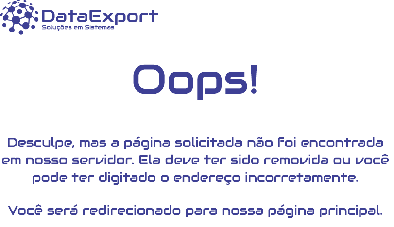 Página Não Encontrada